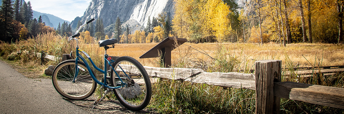 Bicycle in Yosemite Valley